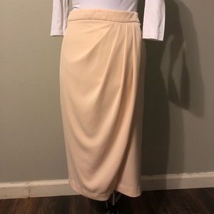 Light pink wrap around skirt
